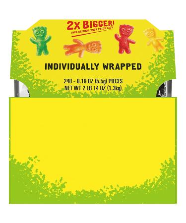 SOUR PATCH KIDS Big Soft & Chewy Halloween Candy - 240 Count Box - Buy Online on GoSupps.com