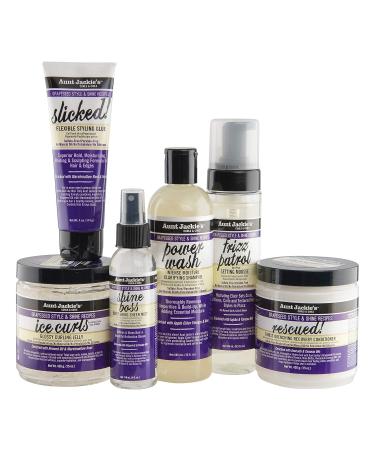 Aunt Jackie's Grapeseed Style and Shine Hair Mousse 8.5 oz - Frizz Control for Curly Hair Styles - Buy Online on GoSupps.com