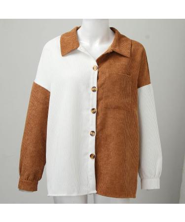 Gefomuofe Blouse Women's Loose Tunic Large Sizes Pullover Tops Long Blouse Shirt Summer Shirt Blouse Button Down Shirts Tunic Casual V-Neck Tops Elegant Plain Office Blouses Office Shirt B White M - Buy Online on GoSupps.com