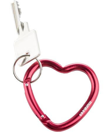 Buy Munkees Heart Carabiner Keyring (Red) - Perfect for Keys & Gear | Shop Now - Buy Online on GoSupps.com