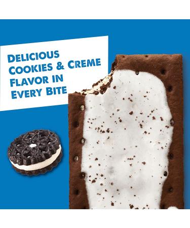 Pop-Tarts Cookies and Creme Breakfast Snacks - 13.5oz Box (8 Pastries) - Buy Online on GoSupps.com