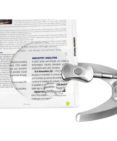 Magnifier Led Magnifier Desk Clamp 1.85X+4X Led Magnifier Lamp Dimmable Magnifier for Reading Working Made in China - Buy Online on GoSupps.com