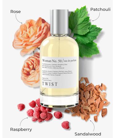 Twist Woman No. 50 - Eau De Parfum Inspired by Portrait of A Lady Long Lasting Perfume For Women Paraben Free Vegan Clean Ingredients Fragrance - Spray 100 ml | 3.4 fl. oz. Woman No. 50 - Inspired by Portrait of A Lady 3.4 Fl Oz (Pack of 1) - Buy Online on GoSupps.com