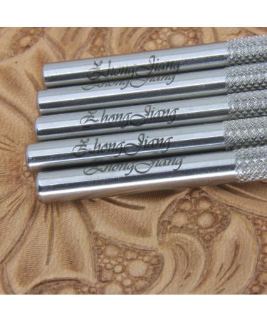 Seeder Leather Stamps Set - 5 Stainless Steel Tools by Zhong Jiang - Buy Online on GoSupps.com