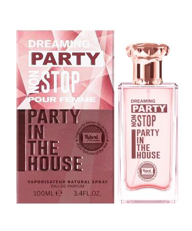 Hybrid & Company Women Party In The House Pour Femme Eau De Parfum Vaporisateur Natural Spray 3.4 Fl Oz
