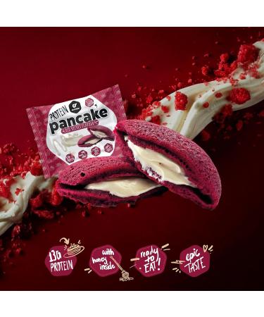 Next Level Foods Go Fitness Protein Pancake 12x55g Red Velvet Functional food Protein Snacks Red Velvet 12x55g - Buy Online on GoSupps.com