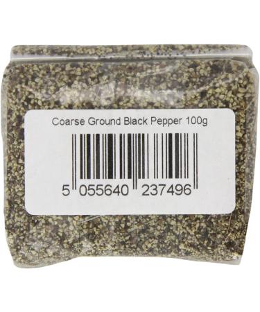 JustIngredients Essential Black Pepper Thick Grind 18 100g - Pack of 5 - Buy Online on GoSupps.com