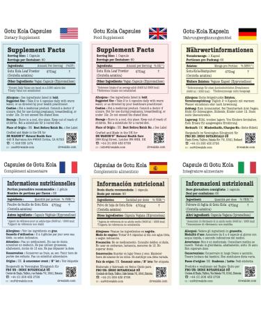 DR WAKDE'S Gotu kola Capsules (Mandukparni Centella asciatia 60 Veg Caps Plant-Based Supplement Ayurvedic Herb All Natural Vegan) - Buy Online on GoSupps.com