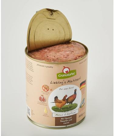 Granatapet Natural Lamb & Poultry Wet Dog Food Bundle - Grain & Sugar-Free 6 x 800g - Buy Online on GoSupps.com