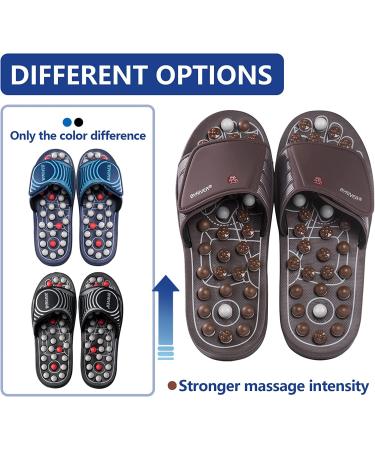 BYRIVER Plantar Fasciitis Relief Slippers - Massaging Foot Care Sandals for Men and Women | Lower Back and Heel Pain Relief | Arthritis Pain Relief | Wellness Gifts for Mom and Dad - Buy Online on GoSupps.com