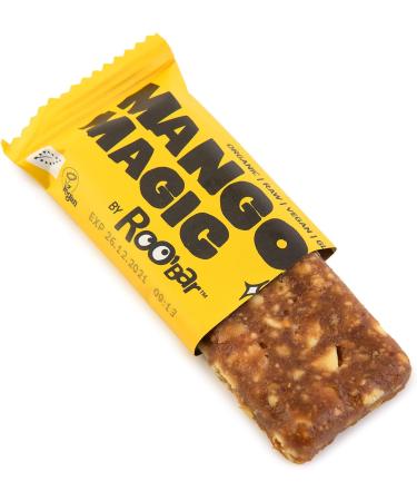 Roo'bar - Organic Vegan Energy Bars - Cashew & Mango - 3 bars of 30g - sports snack - healthy snack - 100% natural - Buy Online on GoSupps.com