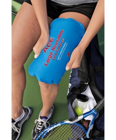 ACE Brand Large Blue Reusable Cold Compress - 1 Pack - Buy Online on GoSupps.com