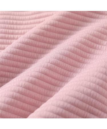 PatPat Toddler Hoodie | Solid Color Textured Sweatshirt with Pocket | 3-4 Years | Pink - Buy Online on GoSupps.com
