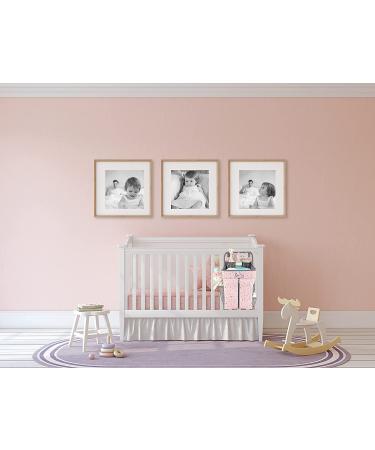 Llama Bella Hanging Diaper Caddy - Pink Baby Diaper Organizer for Changing Table, Crib, Playard, or Wall - Newborn Diaper Holder - Buy Online on GoSupps.com