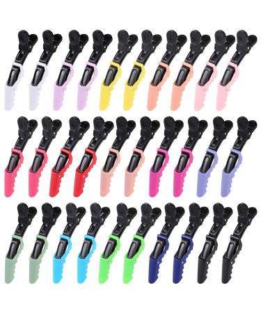 HH&LL 30pcs Alligator Styling Sectioning Hair Clips (15 Colors) - Buy Online on GoSupps.com