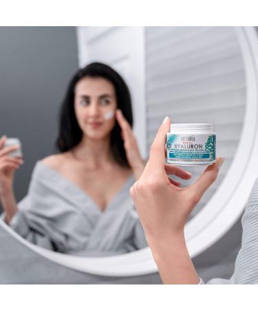 Hyaluron & Amber Algae Anti-Aging Cream - Day & Night for 40+ | Micro-Collagen & Hyaluronic Acid - 50ml - Buy Online on GoSupps.com
