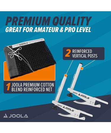 JOOLA Snapper Professional Table Tennis Net and Post Set - Portable 72 Regulation Size Ping Pong Spring Clamp Net - Buy Online on GoSupps.com