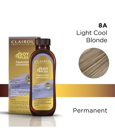 Clairol Professional Light Cool Blonde Hair Color 8A - Permanent Liquicolor - Buy Online on GoSupps.com