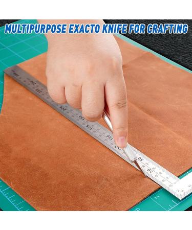 DYISELF 100 PCS SK5 Carbon Steel #11 Exacto Blades Refill Set with Storage Case - Craft Knife Replacement Blades for Hobby, Scrapbooking, Stencil - Buy Online on GoSupps.com