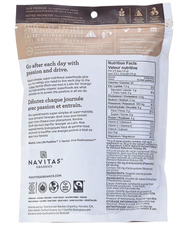 Buy Navitas Organics Organic Cacao Powder 16 oz - Premium Superfood for Baking & Smoothies - Buy Online on GoSupps.com