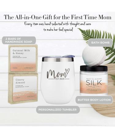 Pampering New Mom Gift Set 2023: Spa Basket with 12oz Tumbler - Perfect Mothers Day Self Care Kit for First Time Moms - Buy Online on GoSupps.com