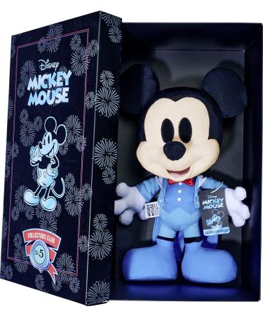 Simba 6315870306 Disney Celebration Mickey Mouse May Edition Amazon Exclusive 35 cm Plush Figure in Gift Box Special Limited Edition Collectible Soft Toy Suitable for Children from Birth 5th May