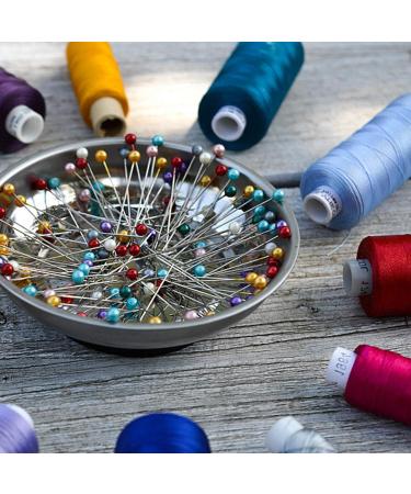 Benvo 250Pcs Multicolor Pearl Head Sewing Pins Set - Straight Quilting Pins 38mm with Storage Box for DIY Craft, Dressmaking, Jewelry Decoration - Buy Online on GoSupps.com