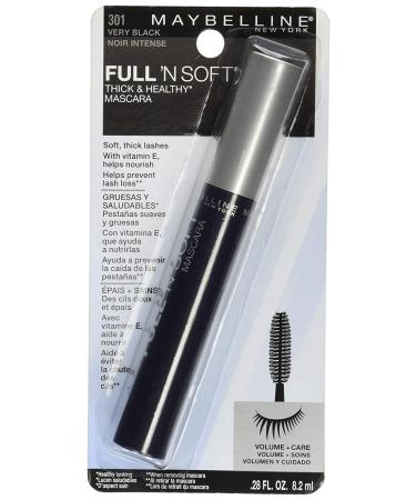 Maybelline Full N Soft Mascara 301 Very Black - 0.28 fl oz (8.2 ml) | Volume & Definition - Buy Online on GoSupps.com