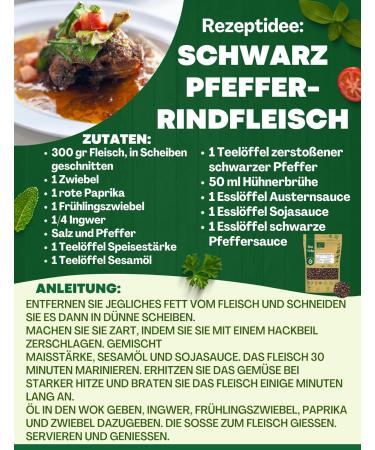 Organic Malabar Black Pepper Whole 1000g | Premium Kerala Spices | OmVeda Organic Black Pepper for Cooking | 1 Kg - Buy Online on GoSupps.com