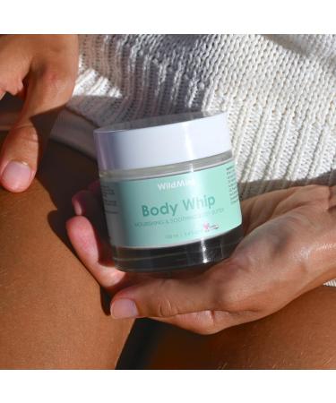 WildMint Body Whip Natural Body Butter | Ultra-Hydrating Body Cream for Skin Soft & Smooth | Shea Butter Hydrates & Boost Collagen for Dry Damaged Skin| UK Made Vegan & Cruelty-Free Skincare | 120ml - Buy Online on GoSupps.com