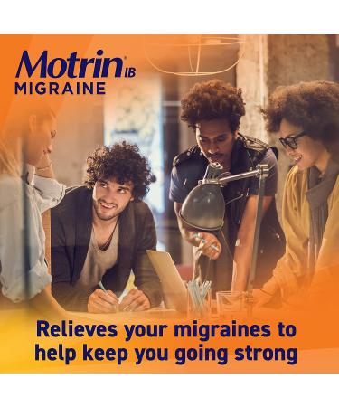 Motrin IB Migraine Liquid Gel Caps 20 Ct Ibuprofen 200mg for Migraine Relief - Buy Online on GoSupps.com