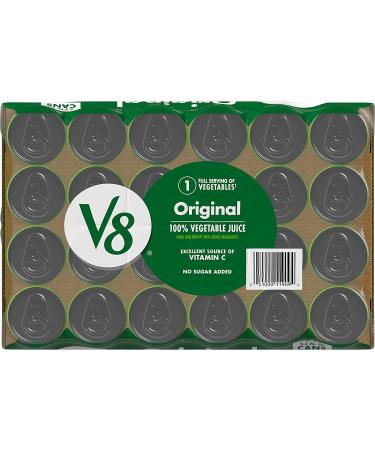 V8 Original 100% Vegetable Juice 5.5 FL OZ Can - Pack of 48 - Buy Online on GoSupps.com