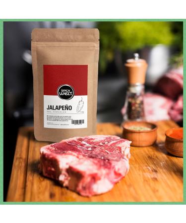Spicy Welt Jalape o Rouge Moulu (250g) Poudre de Piment Jalape o | Pour Chili Tacos Sauces & Marinades BBQ | Saveur Fruit e & Piquant Rond | 100% Naturel Sans Additifs - Buy Online on GoSupps.com