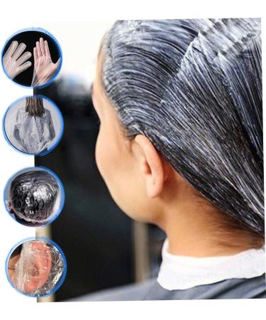 Hair Dye Kit Disposable Hair Bleach Kit DIY Hair Dying Kit Include Gloves Ear Caps Shower Cap Shawl Hair Dying Accessory Kit for Salon Caps - Buy Online on GoSupps.com