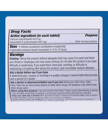 MAJOR Fiber-Tabs 625 Mg Tablets - Fiber Therapy for Regularity - Occasional Constipation Relief for Adults - 90 Count (2 Pack) - Buy Online on GoSupps.com