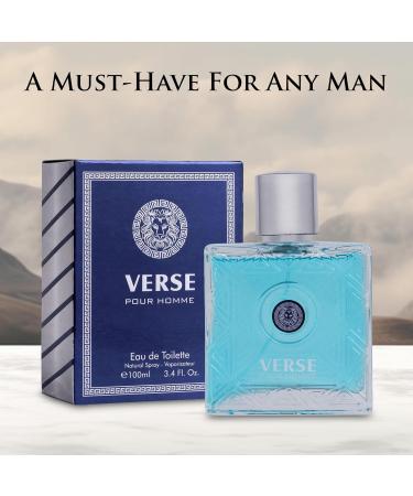 NovoGlow Verse Pour Homme Eau De Parfum Spray for Men Long Lasting Citrusy Floral & Masculine Fragrance Smell Fresh All Day Long Gift for Men for All Occasions Citrusy Floral Lemon Bergamot Neroli and Rose - Buy Online on GoSupps.com