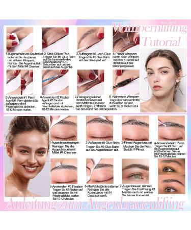 Lash Lift Kit with Glue Balm 4 In 1 Eyelash Perm Brow Lamination Lift Kit with Black Color Professional Eyelash Lift Lash Perm Kit with Detailed Instruction Salon-Quality BL-A - Buy Online on GoSupps.com