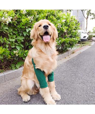 Pet Leg Wound Protector Soft Padded 1 Pair Adjustable Dog Front Leg Cuff for Small Dogs (XL) - Buy Online on GoSupps.com