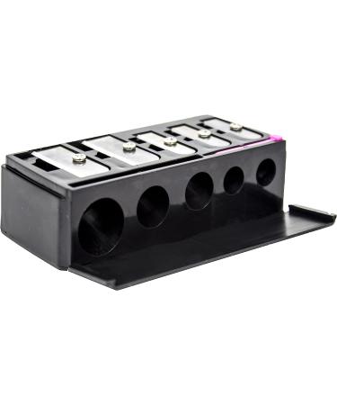 Onyx Professional 5-in-1 Universal Beauty Pencil Sharpener | 5 Sizes for Eyeliner, Eyebrow Pencils, and More - Buy Online on GoSupps.com