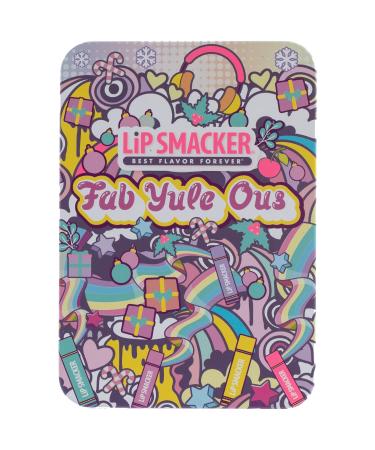 Lip Smacker Holiday Christmas Flavored Lip Balm Tin - 10-Piece Set | Festive Christmas Flavors - Buy Online on GoSupps.com