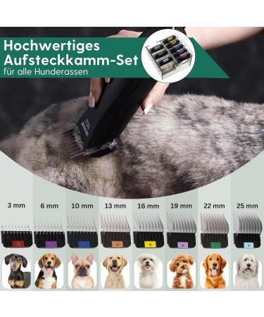 Moser Max 45 Dog Clipper - Powerful 2-Speed Animal Hair Cutter & Trimmer for Dogs Cats & Paws - 3 Attachment Sets - Buy Online on GoSupps.com