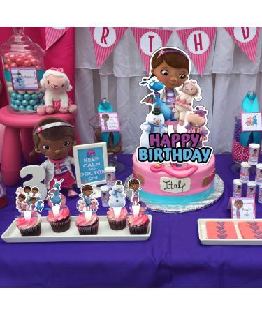 37Pcs Doc McStuffins Party Cake&Cupcake Toppers for Birthday Party Supplies Boys' Theme Birthday Party Decoration - Buy Online on GoSupps.com