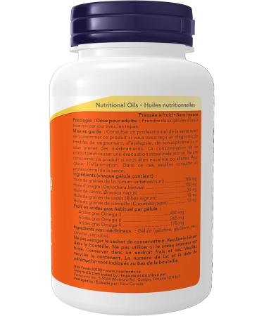 NOW Supplements Omega 3-6-9 Seed Oil Blend 1000mg Softgels 100 Count - Buy Online on GoSupps.com