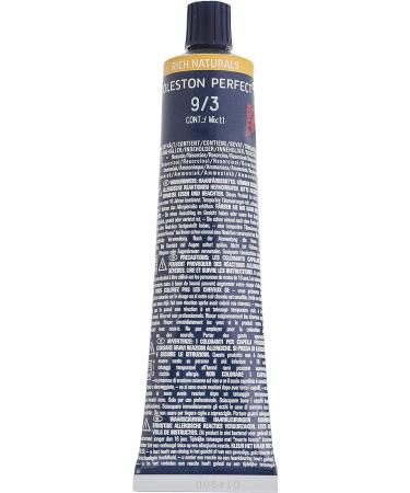 Wella Koleston Perfect Me+ 9/3 Light Blonde Gold - Permanent Hair Colour Cream - Buy Online on GoSupps.com