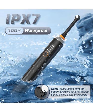 HOTOIQ Tooth Polisher Teeth Whitening Kit with 5 Heads Multifunctional Teeth Cleaning Kit for Daily Cleaning & Teeth Whitening for People/Pets USB Charging 3 Working Modes (Black) - Buy Online on GoSupps.com