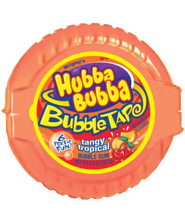 Hubba Bubba Bubble Tape Gum Tangy Tropic 2 Ounce by Hubba Bubba
