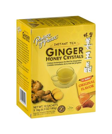 Buy Prince of Peace Instant Ginger Honey Crystals - 10 Bags (18g Each) | Natural Wellness Boost - Buy Online on GoSupps.com