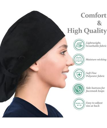 IRIS CRAFT Daisy Green Working Cap | Adjustable Long Hair Hat with Button and Sweatband - Buy Online on GoSupps.com
