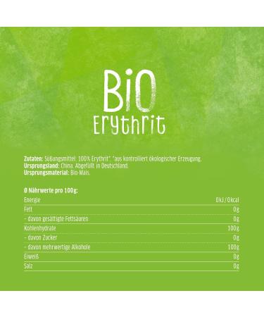 Xucker Bio Light Erythritol - Calorie-Free Sugar Substitute | Vegan Non-GMO 450g - Buy Online on GoSupps.com