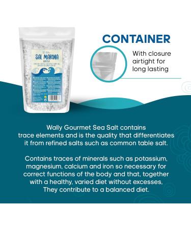 Wassy Himalaya SL 100 natural unrefined sea salt organic mineral sea salt with a high degree of purity perfect for cooking premium sea salt Origin Spain Salt Large Coarse - Buy Online on GoSupps.com